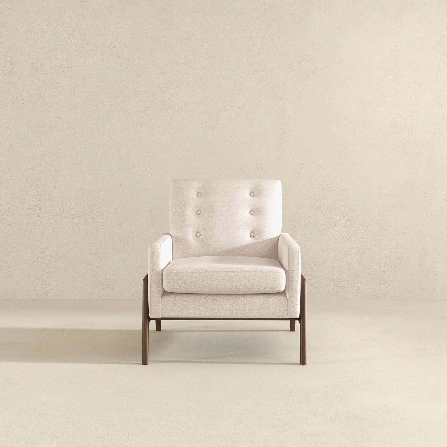 Cole - Comfortable Lounge Chair - Beige