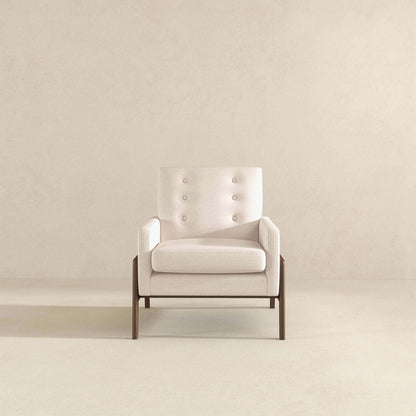 Cole - Comfortable Lounge Chair - Beige