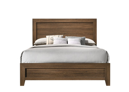 Miquell - Queen Bed - Oak