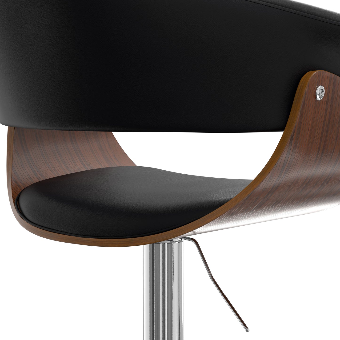 Sheldon - Adjustable Swivel Bar Stool - Black