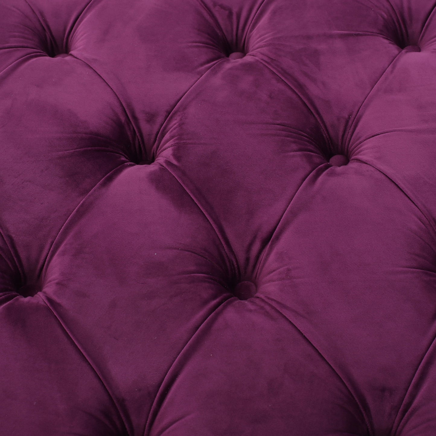 Modern Glam Ottoman Velvet - Fuchsia