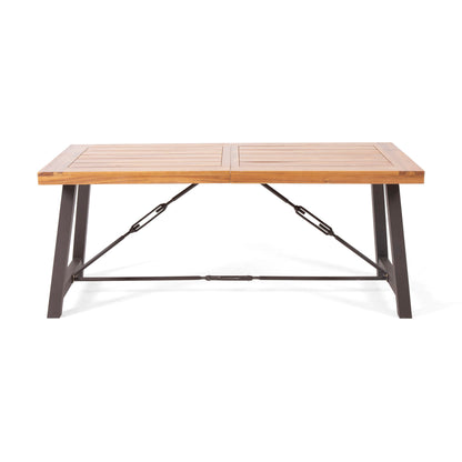 Catriona - 3 Piece Wood Outdoor Dining Set - Teak