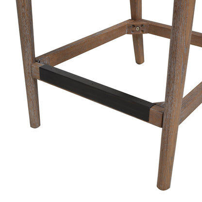 Panama - Curved Back Cane Counter Stool (Set of 2) - Ivory White