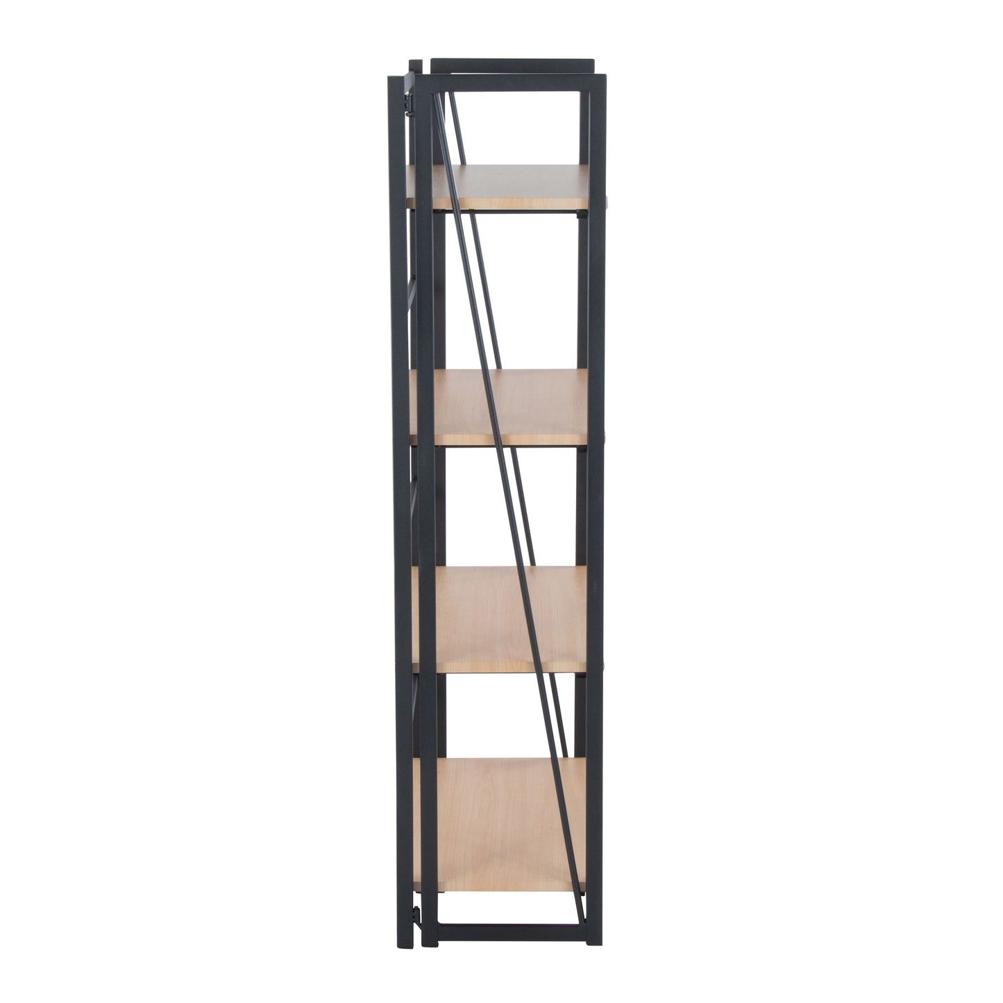 Dakota - Contemporary Bookcase - Black / Natural