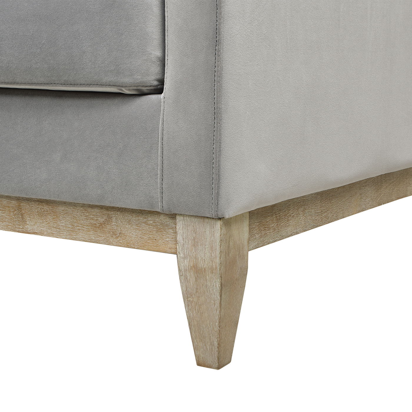 Knox - Modern Farmhouse Sofa - Opal Gray