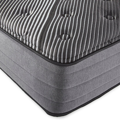 Pure Ice - 14" Full Plush Quilted Mattress - Black