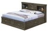 Louis Phillipe - King Storage Bed - Gray