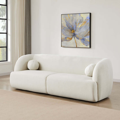 Anna - French Boucle Sofa - White