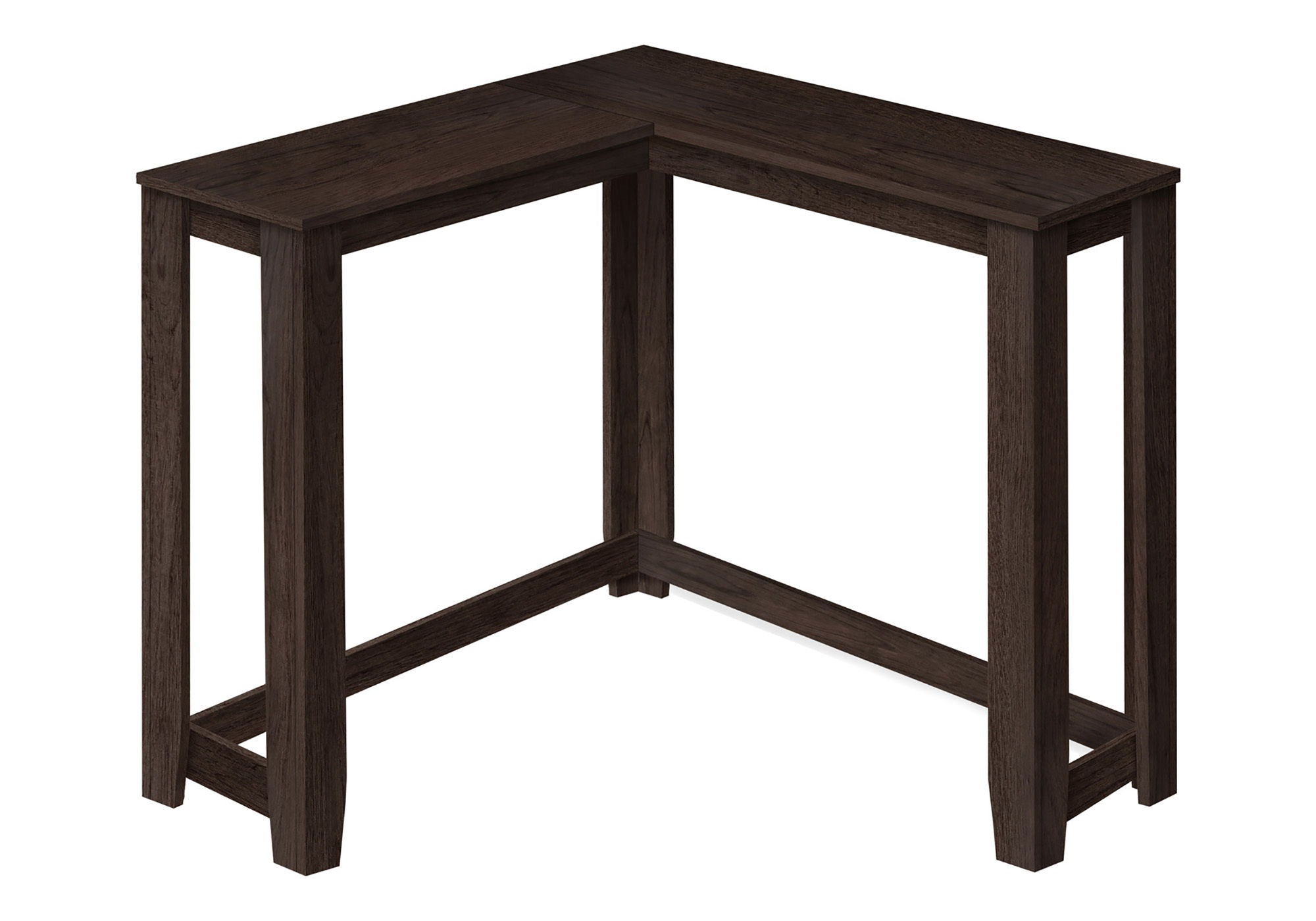 Corner Accent Console Table For Entryway, Contemporary & Modern - Espresso