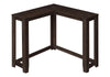 Corner Accent Console Table For Entryway, Contemporary & Modern - Espresso