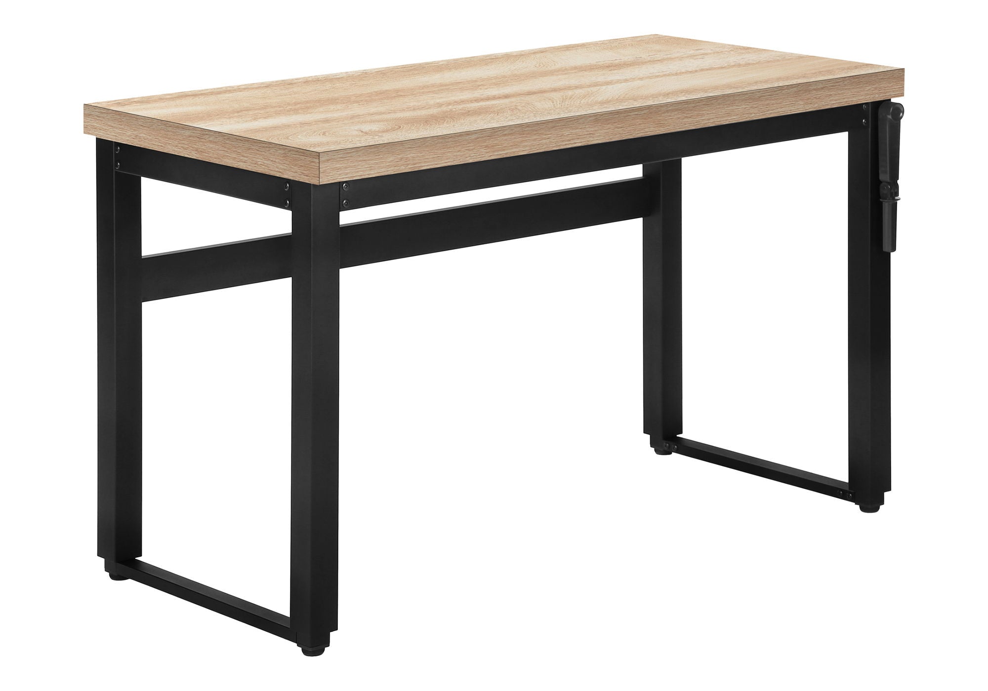 Computer Desk, Home Office, Standing, Adjustable, Laptop, Contemporary & Modern - Natural