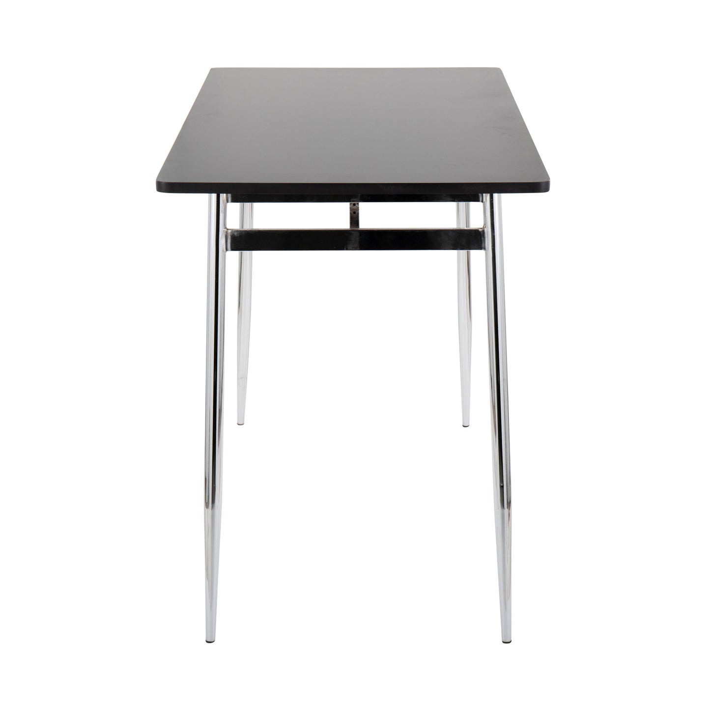 Marcel - Contemporary Counter Table - Chrome / Black