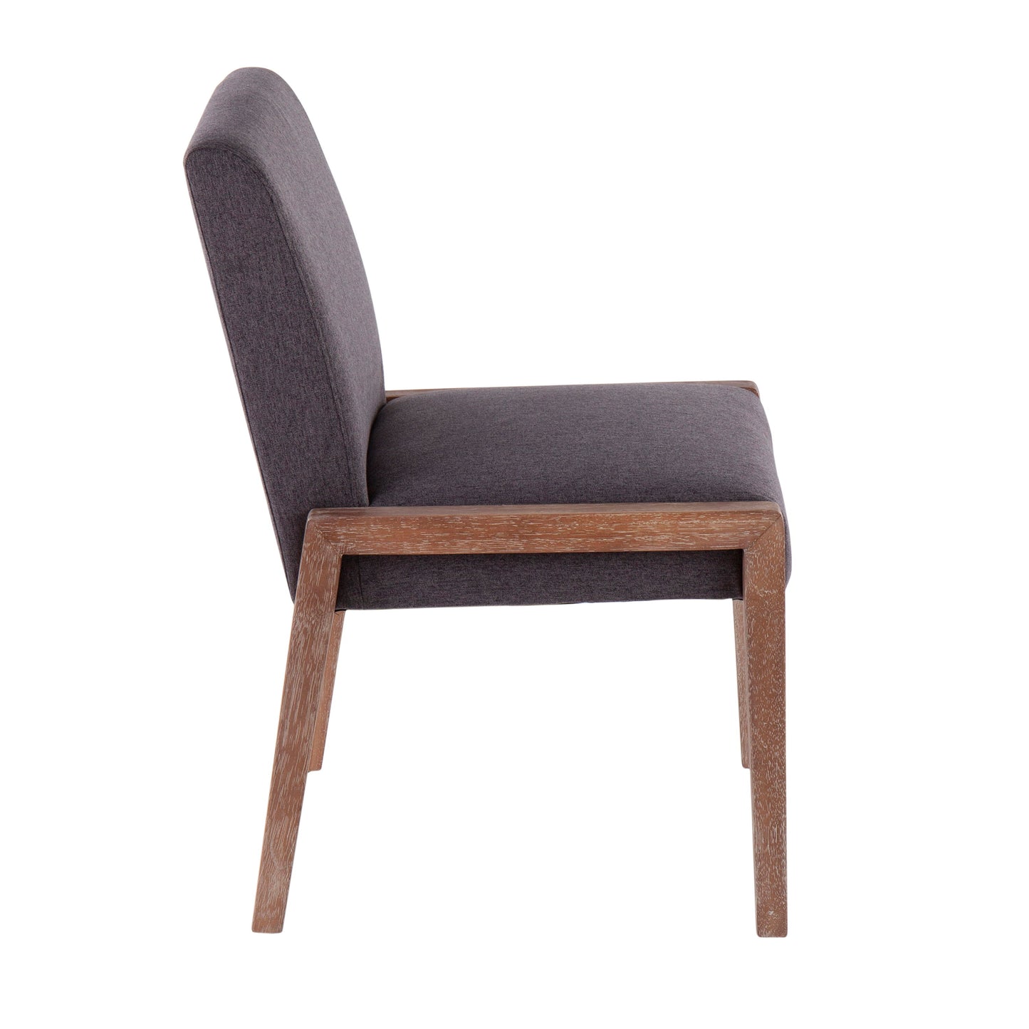Carmen - Contemporary Chair (Set of 2) - White Washed / Gray