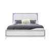 Almera - King Bed Glitter - White