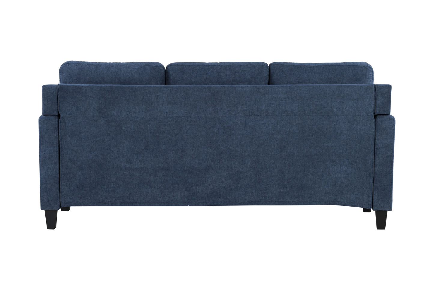 Horatio - Chenille 3 Seater Sofa - Navy