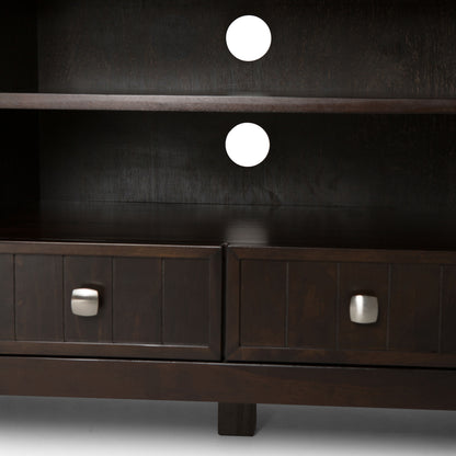 Acadian - TV Media Stand - Brunette Brown