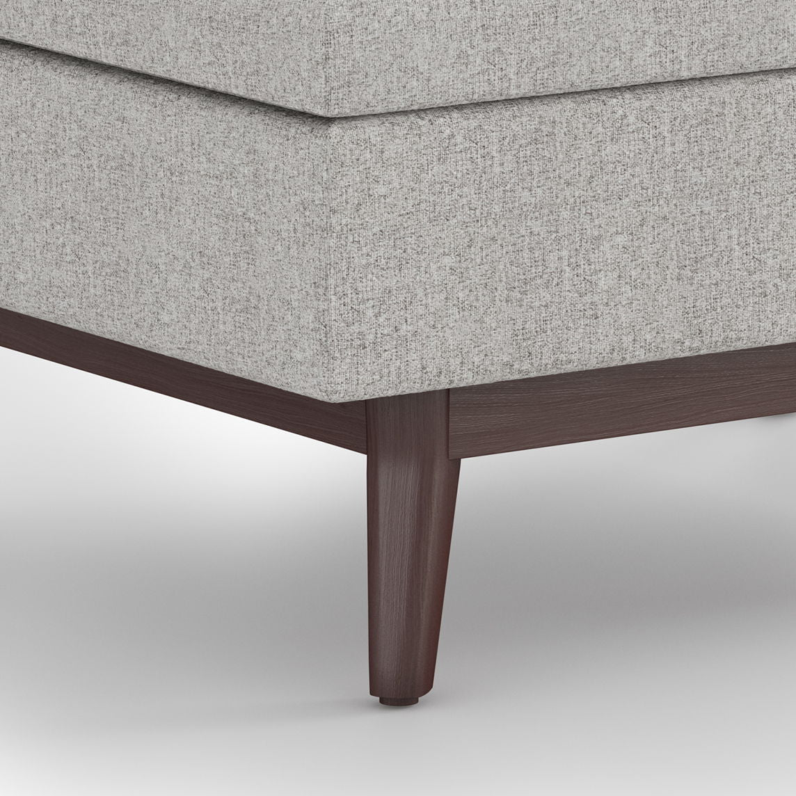 Owen - Coffee Table Storage Ottoman - Cloud Gray