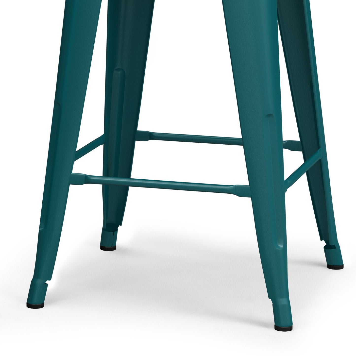 Rayne - Counter Height Stool (Set of 4) - Teal Blue