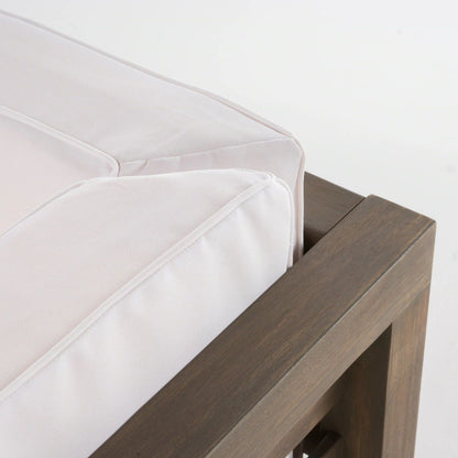 Oana - Left Corner Bench And Coffee Table - White