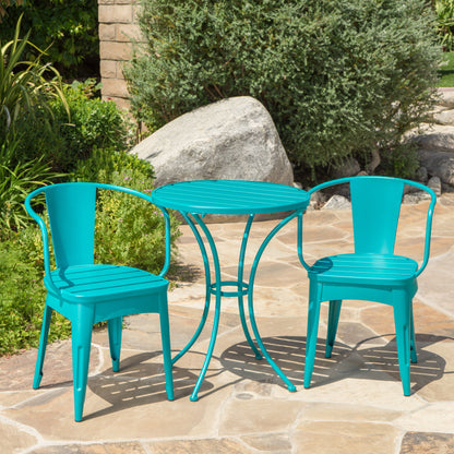 Colmar - 3 Piece Metal Set - Teal