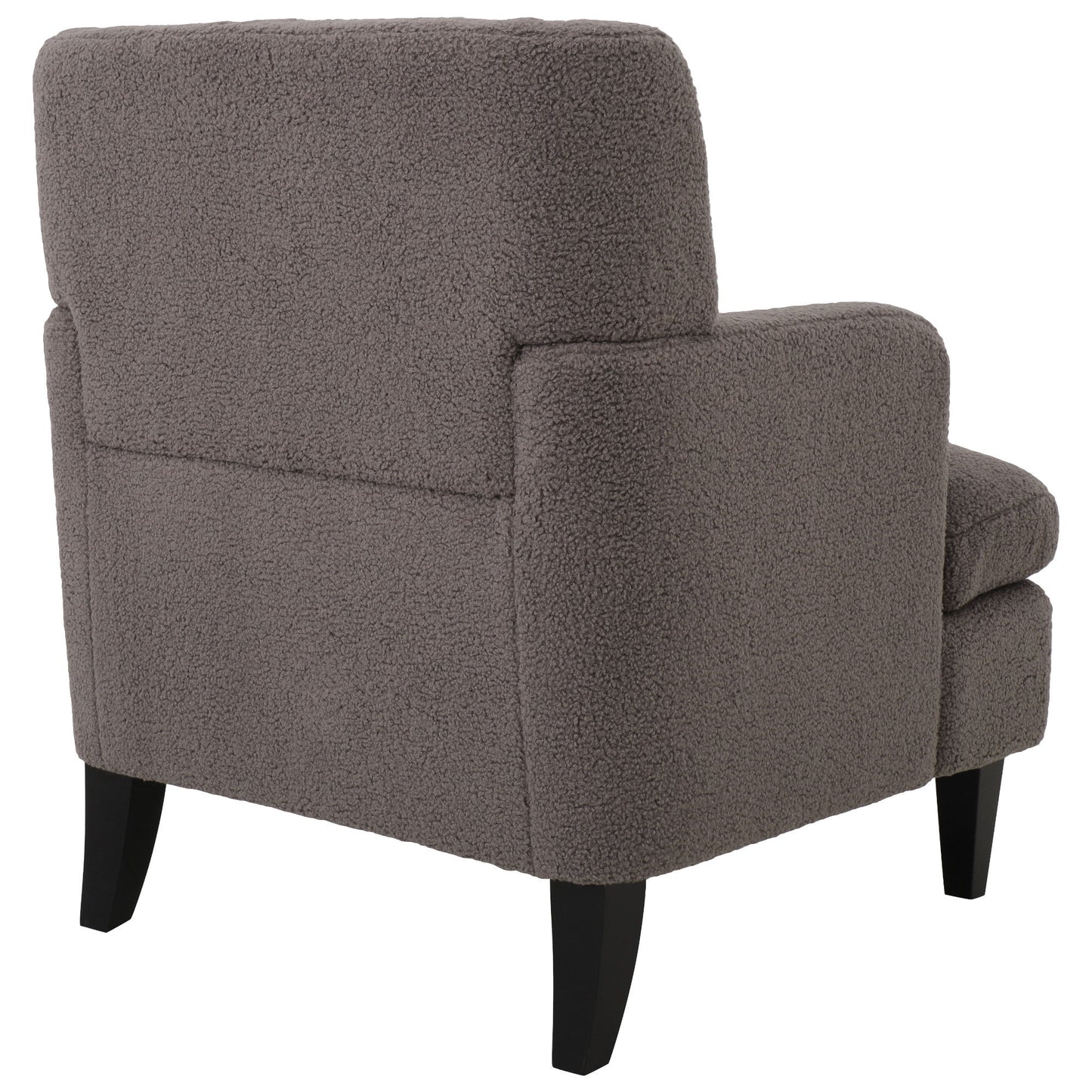 Upholstered Accent Chair Tufted Armchair For Living Room, Russet - Brown