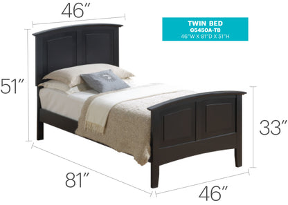 Twin Bed - Black