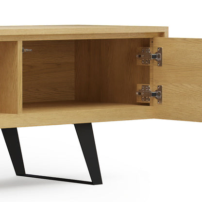 Lowry - Handcrafted TV Media Stand - Oak