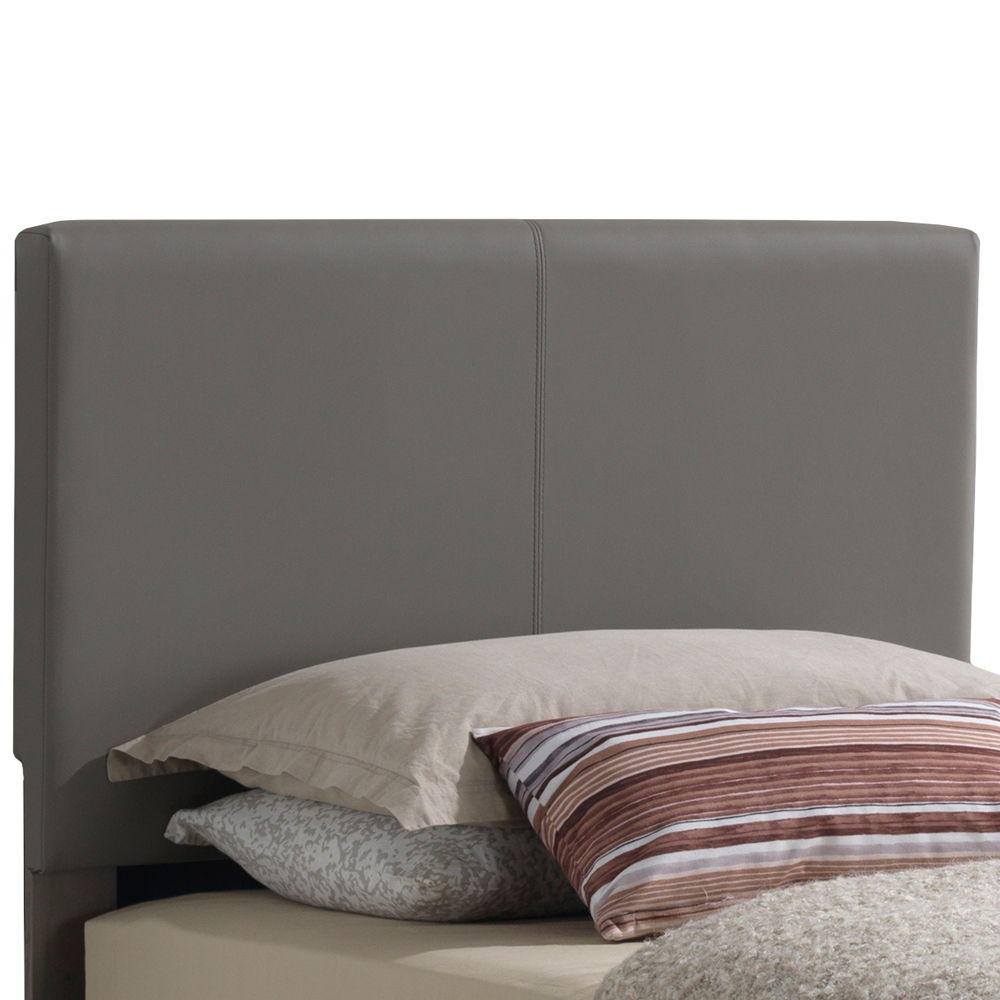 Aaron - Twin Bed - Light Gray