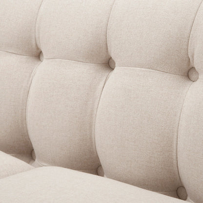 Jack - Modern Tuxedo Tufted Sofa - Sky Neutral Beige