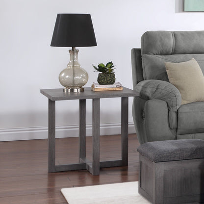 Moseberg - Table - Distressed Gray