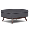 Owen - Coffee Table Storage Ottoman - Slate Gray