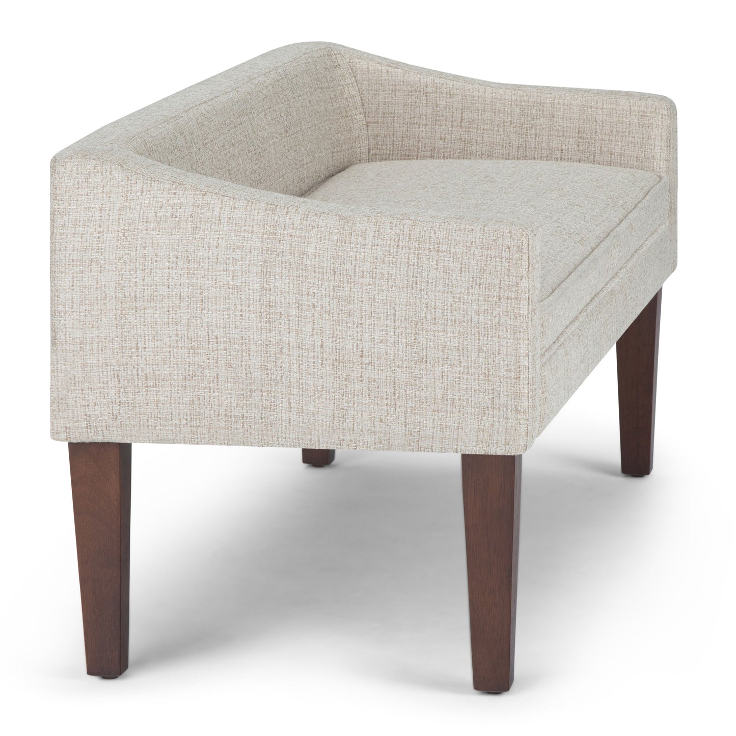 Parris - Upholstered Bench - Platinum