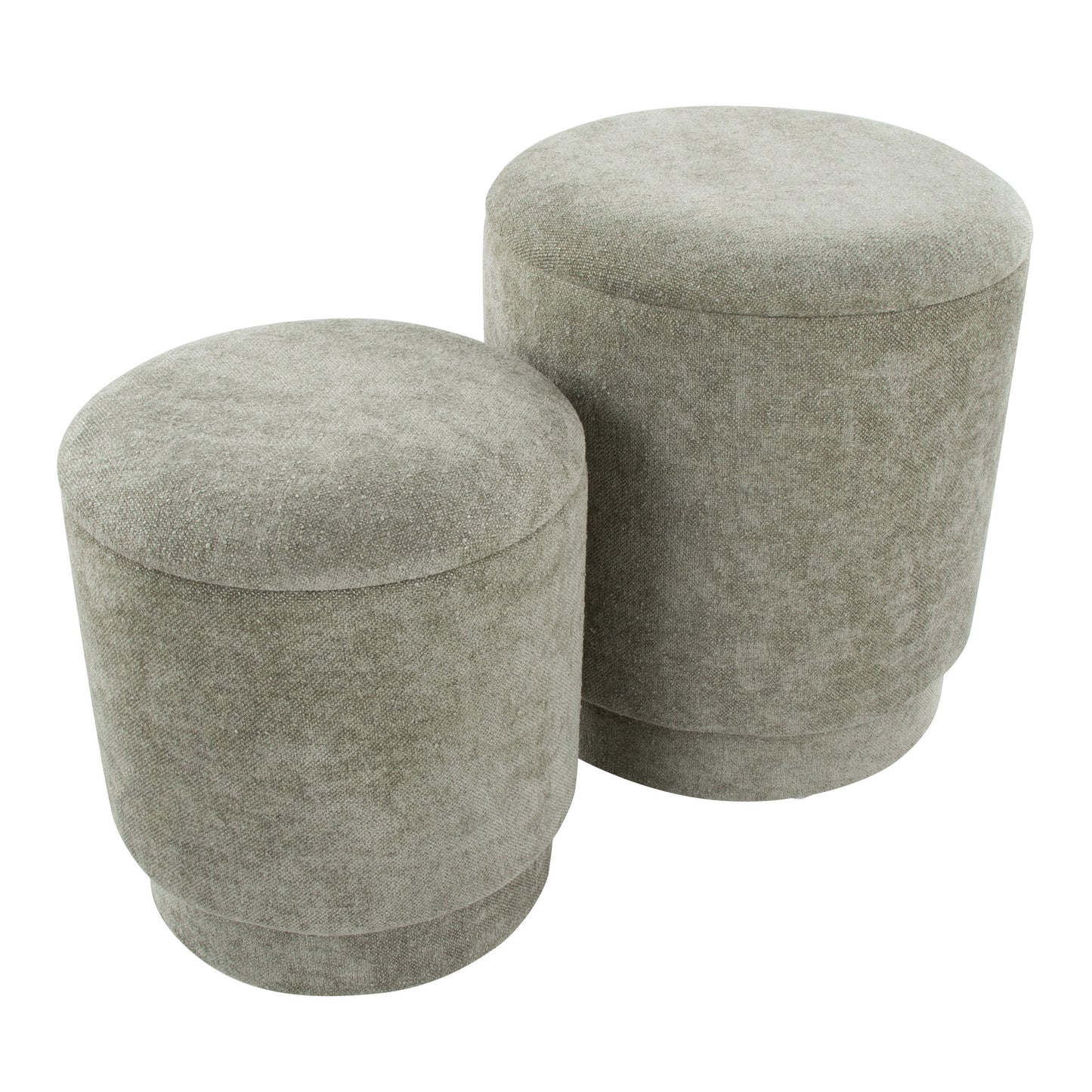 Marla - Upholstered Contemporary Ottoman Set - Green