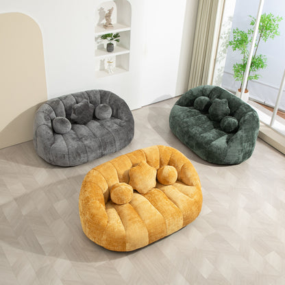 Bean Bag Sofa Lazy Sofa Durable Comfort Lounger High Back Bean Bag Chair Couch For Adults And Kids - Emerald