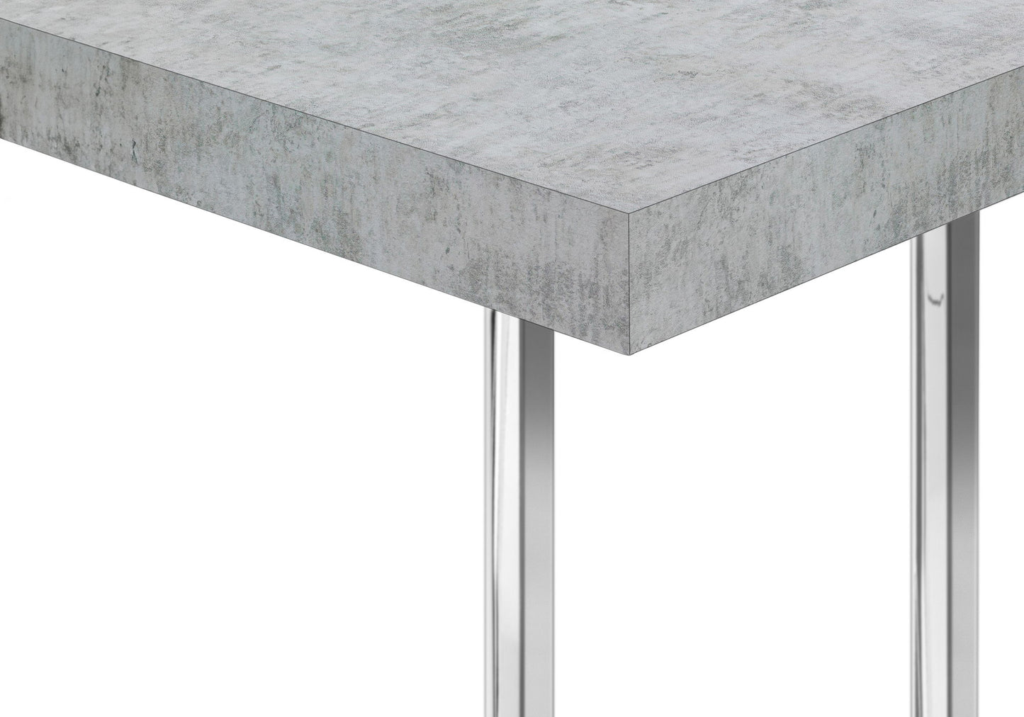 Accent Table, C - Shaped, Modern & Convenient Design - Gray