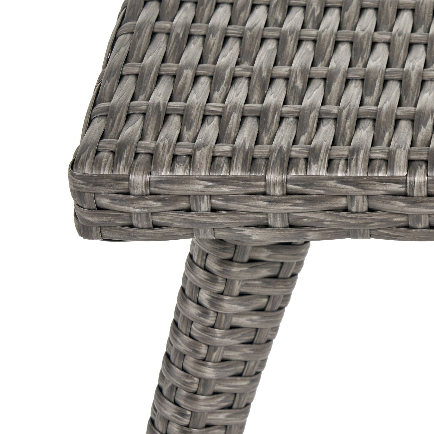 Honolulu - Modern 4 Pieces Wicker Seating Set - Gray
