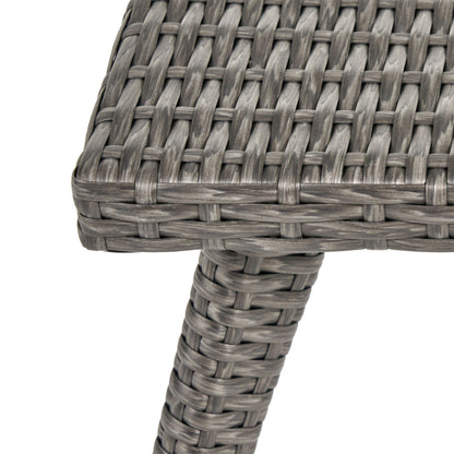 Honolulu - Modern 4 Pieces Wicker Seating Set - Gray