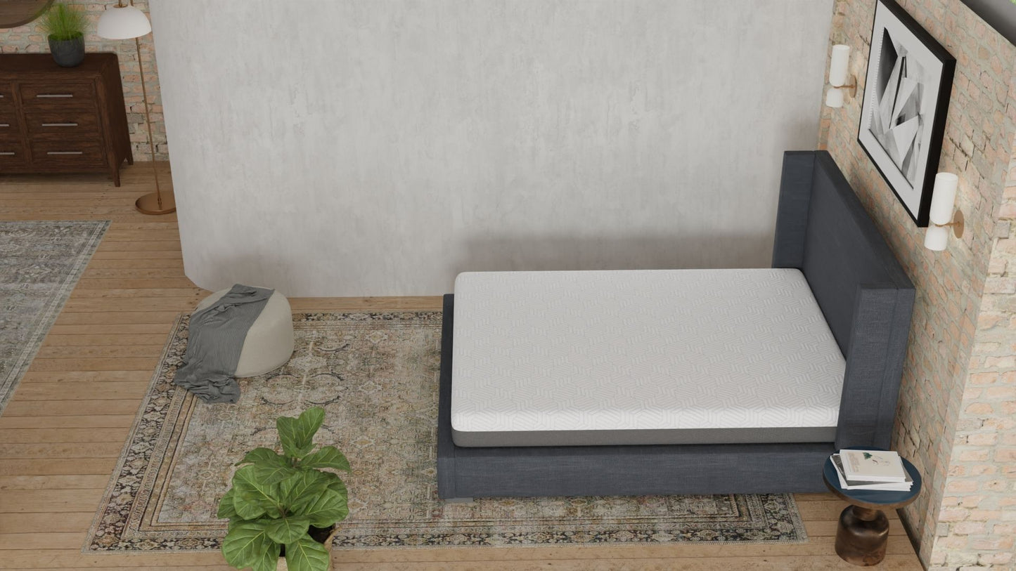 Pur Chill - 10" Full Medium Firm Mattress With Phase Change Cooling Fabric - White / Gray