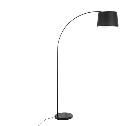 March - Contemporary Floor Lamp - Black