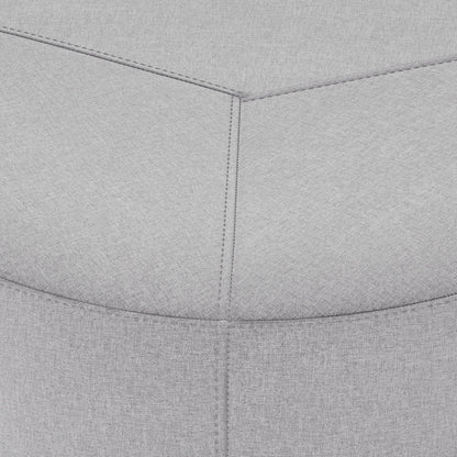 Moore - Large Ottoman - Light Gray