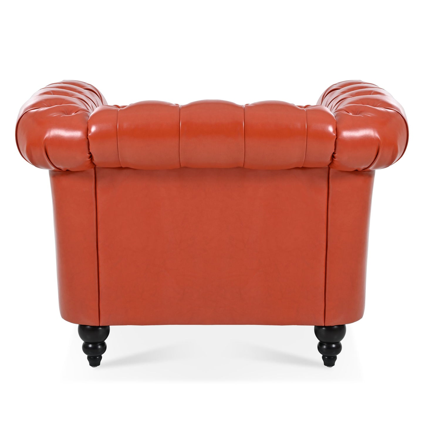 1 Seater Sofa For Living Room - Orange