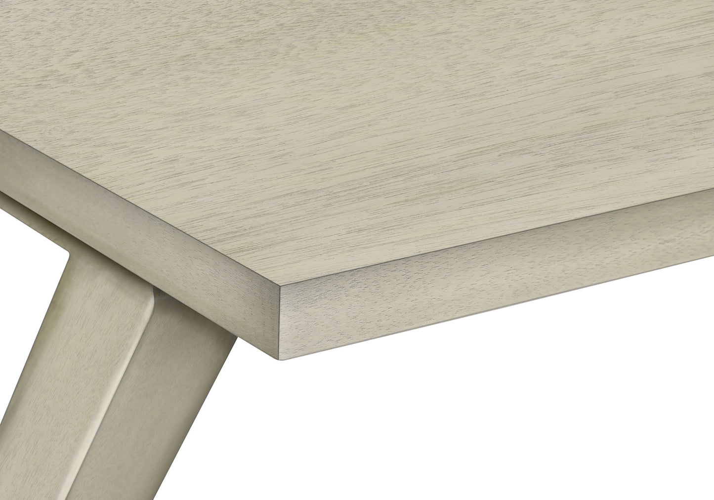 Accent End Table, Square, Transitional - White