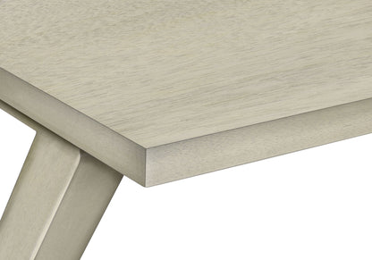 Accent End Table, Square, Transitional - White