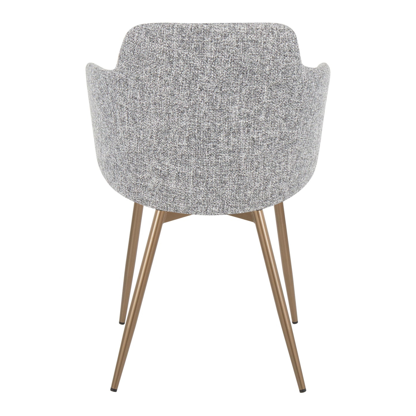 Boyne - Contemporary Chair (Set of 2) - Antique Copper / Dark Gray