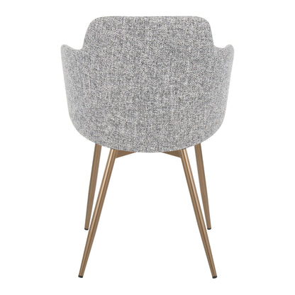 Boyne - Contemporary Chair (Set of 2) - Antique Copper / Dark Gray