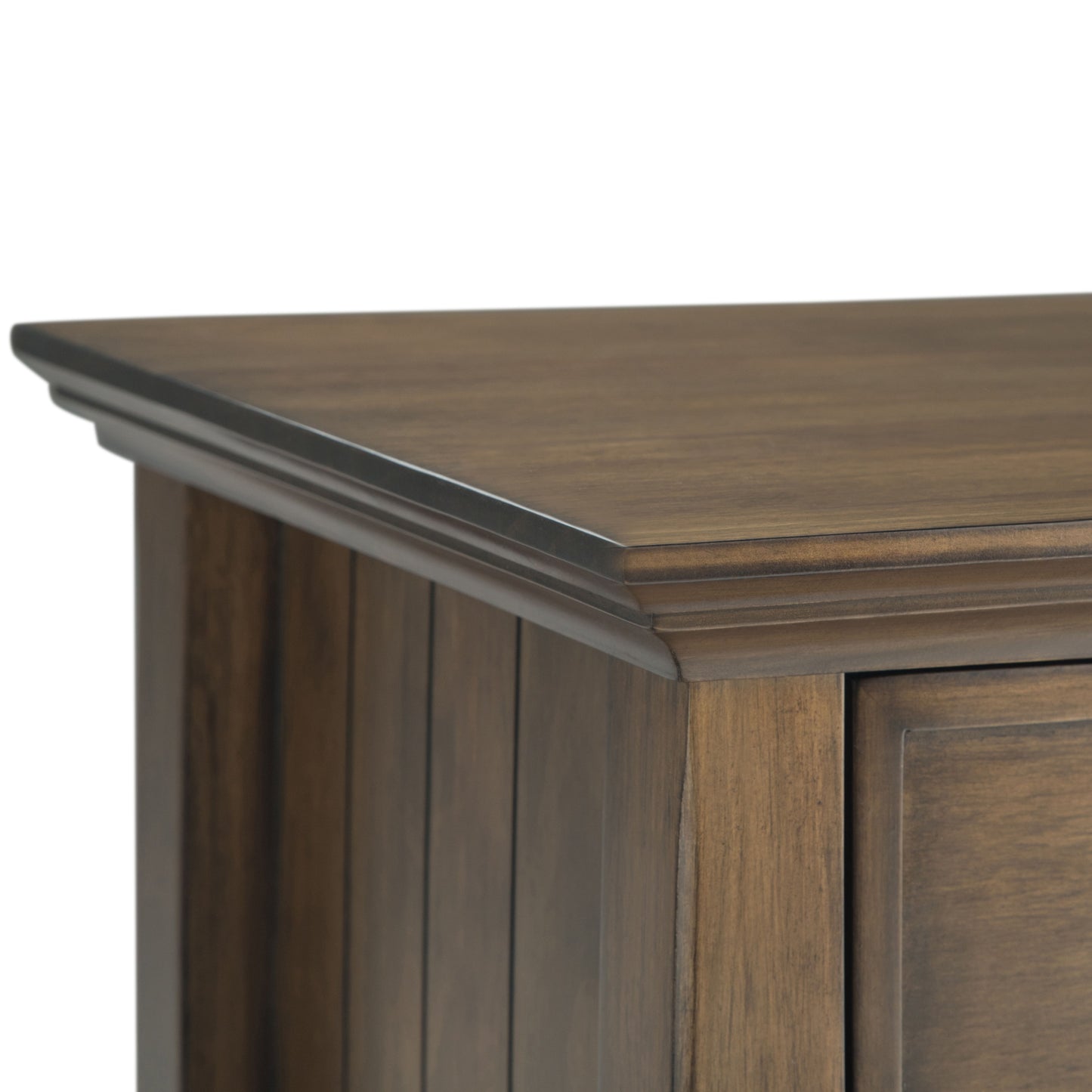 Acadian - Bedside Table - Rustic Natural Aged Brown
