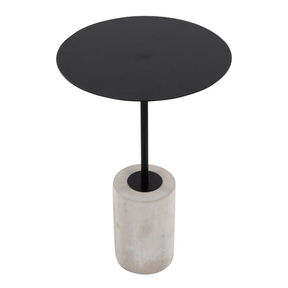 Symbol - Contemporary Side Table - Concrete / Black