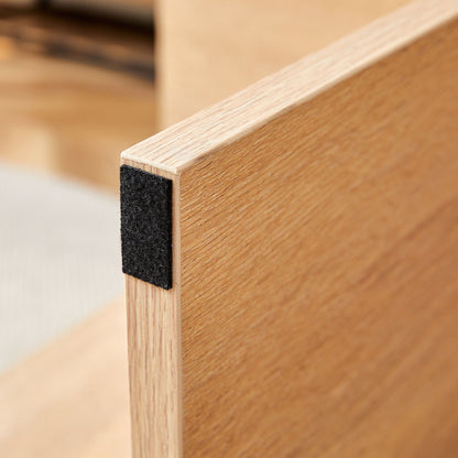 Modern Triangular Support Coffee Table, Lightweight And Stable, Perfectly Integrating Nature And Industry - Light Wood