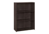 Bookshelf, Bookcase, 4 Tier, For Office, Transitional - Espresso