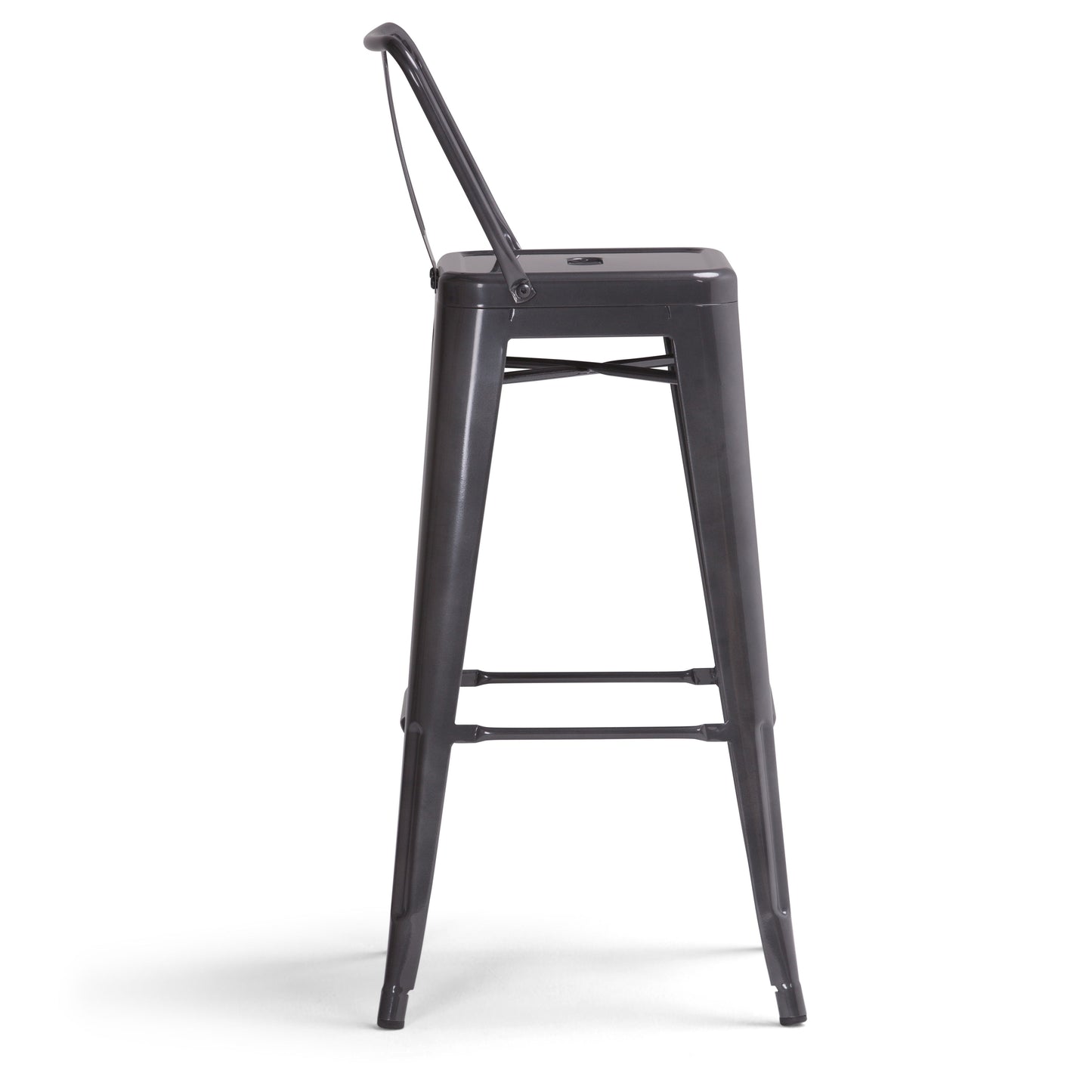 Rayne - Metal Bar Stool (Set of 2) - Gray